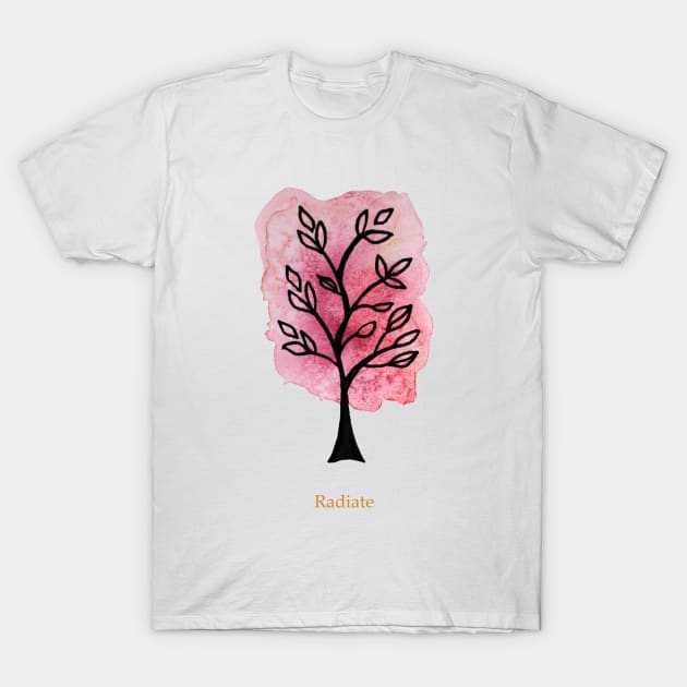 The Whispers of Trees - Radiate T-Shirt by Heartsake